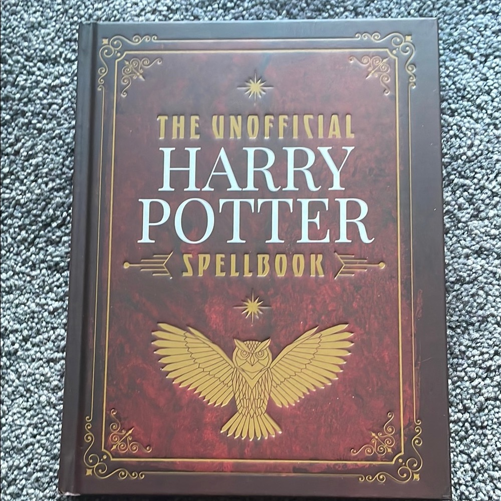 Harry Potter Spellbook with Gold Accents